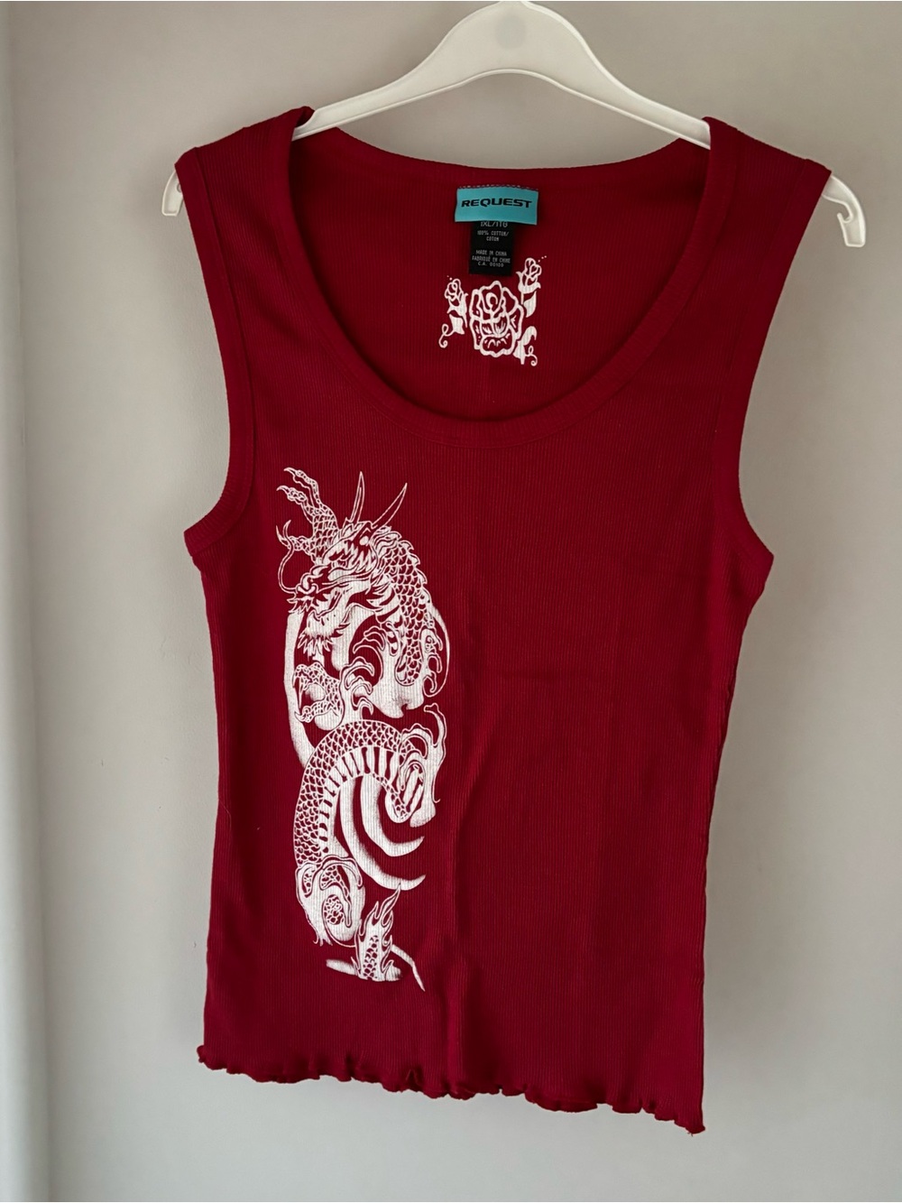 Red Dragon Graphic Tank Top